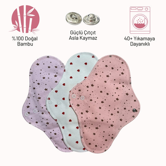 Yıkanabilir Bambu Pedi