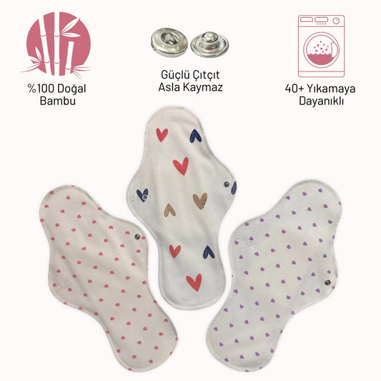 Yıkanılabilir Bambu Pedi XL